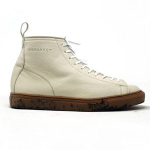 Unmarked Archie Recycled Project-01 Cream hi-top Sneaker Boots Size 9 or 9.5 US